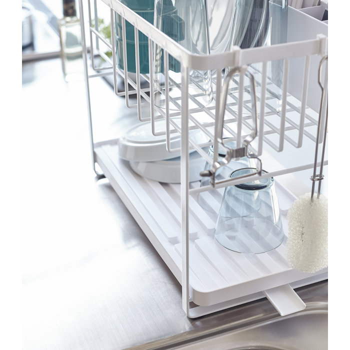 Yamazaki USA Tower Yamazaki Home TwoTier Adjustable Dish Drainer Rack